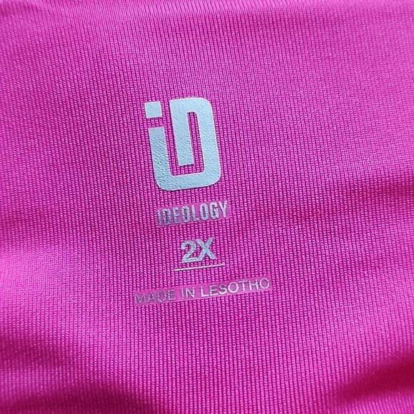 Ideology Women’s Tie Dye Flounce Active Skort Pink Shock Size 2X Activewear NWT - Picture 5 of 9